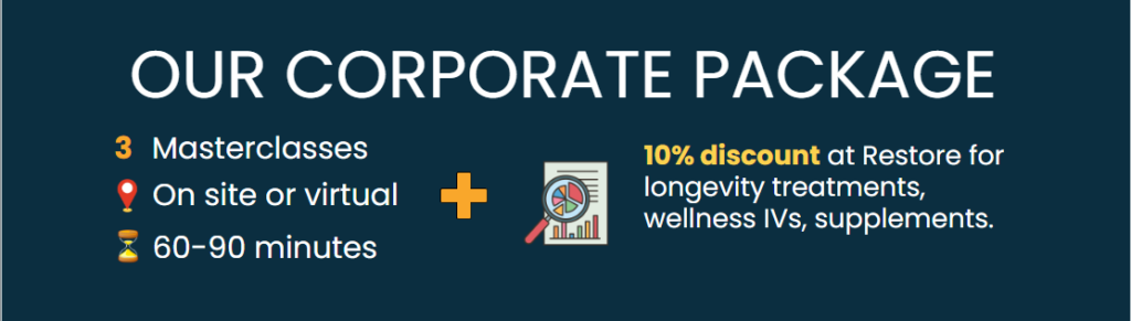 Corporate Wellness Masterclasses